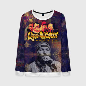 Мужской свитшот 3D с принтом Limp Bizkit в городе Новоалтайск, 100% полиэстер с мягким внутренним слоем | круглый вырез горловины, мягкая резинка на манжетах и поясе, свободная посадка по фигуре | 