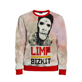Детский свитшот 3D с принтом Limp Bizkit в городе Новоалтайск, 100% полиэстер | свободная посадка, прямой крой, мягкая тканевая резинка на рукавах и понизу свитшота | bizkit | limp | limp bizkit | бизкит | лимп | лимп бизкит | лимпбизкит | рок