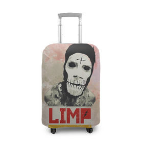 Чехол для чемодана 3D с принтом Limp Bizkit в городе Новоалтайск, 86% полиэфир, 14% спандекс | двустороннее нанесение принта, прорези для ручек и колес | bizkit | limp | limp bizkit | бизкит | лимп | лимп бизкит | лимпбизкит | рок