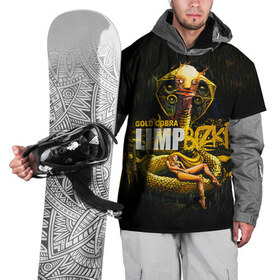 Накидка на куртку 3D с принтом Limp Bizkit в городе Новоалтайск, 100% полиэстер |  | bizkit | cobra | gold | limp | limp bizkit | бизкит | голд | кобра | лимп | лимп бизкит | лимпбизкит | рок