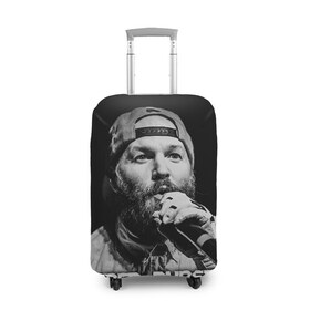 Чехол для чемодана 3D с принтом Limp Bizkit в городе Новоалтайск, 86% полиэфир, 14% спандекс | двустороннее нанесение принта, прорези для ручек и колес | bizkit | durst | fred | fred durst | limp | limp bizkit | бизкит | вред | дерст | лимп | лимп бизкит | лимпбизкит | рок | фред дерст
