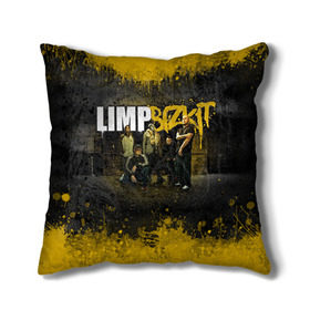 Подушка 3D с принтом Limp Bizkit в городе Новоалтайск, наволочка – 100% полиэстер, наполнитель – холлофайбер (легкий наполнитель, не вызывает аллергию). | состоит из подушки и наволочки. Наволочка на молнии, легко снимается для стирки | bizkit | limp | limp bizkit | бизкит | лимп | лимп бизкит | лимпбизкит | рок