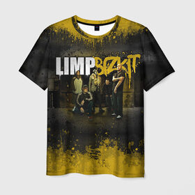 Мужская футболка 3D с принтом Limp Bizkit в городе Новоалтайск, 100% полиэфир | прямой крой, круглый вырез горловины, длина до линии бедер | bizkit | limp | limp bizkit | бизкит | лимп | лимп бизкит | лимпбизкит | рок