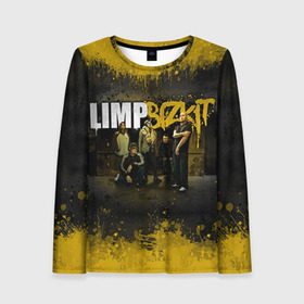 Женский лонгслив 3D с принтом Limp Bizkit в городе Новоалтайск, 100% полиэстер | длинные рукава, круглый вырез горловины, полуприлегающий силуэт | bizkit | limp | limp bizkit | бизкит | лимп | лимп бизкит | лимпбизкит | рок
