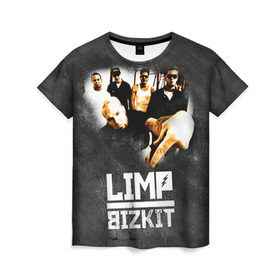 Женская футболка 3D с принтом Limp Bizkit в городе Новоалтайск, 100% полиэфир ( синтетическое хлопкоподобное полотно) | прямой крой, круглый вырез горловины, длина до линии бедер | bizkit | cobra | gold | limp | limp bizkit | бизкит | голд | кобра | лимп | лимп бизкит | лимпбизкит | рок