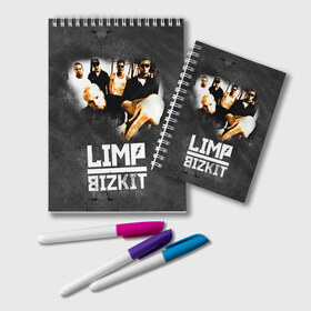 Блокнот с принтом Limp Bizkit в городе Новоалтайск, 100% бумага | 48 листов, плотность листов — 60 г/м2, плотность картонной обложки — 250 г/м2. Листы скреплены удобной пружинной спиралью. Цвет линий — светло-серый
 | Тематика изображения на принте: bizkit | cobra | gold | limp | limp bizkit | бизкит | голд | кобра | лимп | лимп бизкит | лимпбизкит | рок