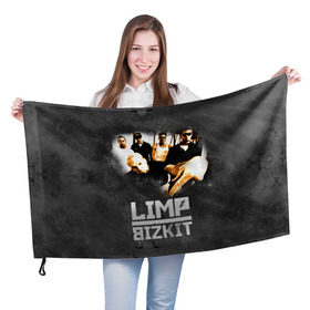 Флаг 3D с принтом Limp Bizkit в городе Новоалтайск, 100% полиэстер | плотность ткани — 95 г/м2, размер — 67 х 109 см. Принт наносится с одной стороны | bizkit | cobra | gold | limp | limp bizkit | бизкит | голд | кобра | лимп | лимп бизкит | лимпбизкит | рок