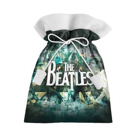 Подарочный 3D мешок с принтом The Beatles в городе Новоалтайск, 100% полиэстер | Размер: 29*39 см | Тематика изображения на принте: beatles | rock | the beatles | битлз | битлс | битлы | рок