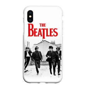 Чехол для iPhone XS Max матовый с принтом The Beatles в городе Новоалтайск, Силикон | Область печати: задняя сторона чехла, без боковых панелей | beatles | rock | the beatles | битлз | битлс | битлы | рок