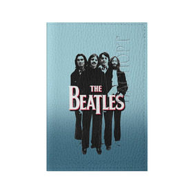 Обложка для паспорта матовая кожа с принтом The Beatles в городе Новоалтайск, натуральная матовая кожа | размер 19,3 х 13,7 см; прозрачные пластиковые крепления | beatles | rock | the beatles | битлз | битлс | битлы | рок