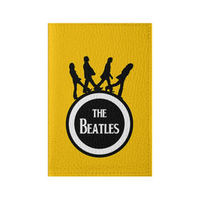 Обложка для паспорта матовая кожа с принтом The Beatles в городе Новоалтайск, натуральная матовая кожа | размер 19,3 х 13,7 см; прозрачные пластиковые крепления | beatles | rock | the beatles | битлз | битлс | битлы | рок