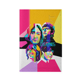 Обложка для паспорта матовая кожа с принтом The Beatles в городе Новоалтайск, натуральная матовая кожа | размер 19,3 х 13,7 см; прозрачные пластиковые крепления | beatles | rock | the beatles | битлз | битлс | битлы | рок