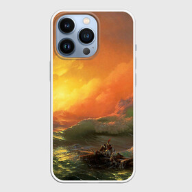 Чехол для iPhone 13 Pro с принтом Айвазовский   9 Вал в городе Новоалтайск,  |  | 9 вал | айвазовский | вал | девятый | картина | море | пейзаж | феодосия | художник | черное | шторм