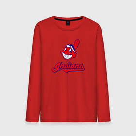 Мужской лонгслив хлопок с принтом Cleveland Indians в городе Новоалтайск, 100% хлопок |  | 