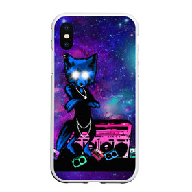 Чехол для iPhone XS Max матовый с принтом Spaсe rave в городе Новоалтайск, Силикон | Область печати: задняя сторона чехла, без боковых панелей | лиса