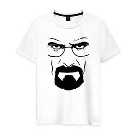 Мужская футболка хлопок с принтом Breaking Bad в городе Новоалтайск, 100% хлопок | прямой крой, круглый вырез горловины, длина до линии бедер, слегка спущенное плечо. | Тематика изображения на принте: хайзенберг