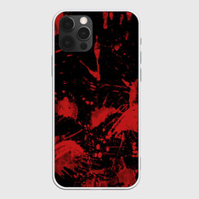 Чехол для iPhone 12 Pro Max с принтом Текстуры в городе Новоалтайск, Силикон |  | кровь | размыв | текстуры пятна | черный
