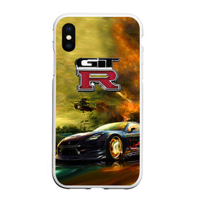 Чехол для iPhone XS Max матовый с принтом Nissan GTR в городе Новоалтайск, Силикон | Область печати: задняя сторона чехла, без боковых панелей | gtr | nismo | nissan | nissan gtr | гтр | низмо | ниссан