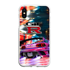 Чехол для iPhone XS Max матовый с принтом Nissan GTR в городе Новоалтайск, Силикон | Область печати: задняя сторона чехла, без боковых панелей | gtr | nismo | nissan | nissan gtr | гтр | низмо | ниссан