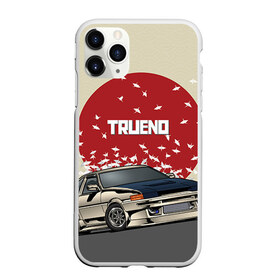 Чехол для iPhone 11 Pro матовый с принтом Toyota Trueno ae86 в городе Новоалтайск, Силикон |  | Тематика изображения на принте: 86 | corolla | crane | hachiroku | jdm | toyota | trueno | ае86 | журавлики | тоёта | тойота | труено | хачироку | япония