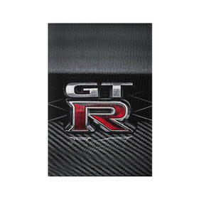 Обложка для паспорта матовая кожа с принтом Nissan GTR в городе Новоалтайск, натуральная матовая кожа | размер 19,3 х 13,7 см; прозрачные пластиковые крепления | gtr | nismo | nissan | nissan gtr | гтр | низмо | ниссан