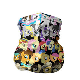 Бандана-труба 3D с принтом My Little Pony в городе Новоалтайск, 100% полиэстер, ткань с особыми свойствами — Activecool | плотность 150‒180 г/м2; хорошо тянется, но сохраняет форму | friendship is magic | mlp | my little pony | pinky pie | pony | swag | дружба | литл пони | мой маленький пони | пони | поняши | поняшки | сваг | свэг | чудо