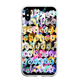 Чехол для iPhone XS Max матовый с принтом My Little Pony в городе Новоалтайск, Силикон | Область печати: задняя сторона чехла, без боковых панелей | friendship is magic | mlp | my little pony | pinky pie | pony | swag | дружба | литл пони | мой маленький пони | пони | поняши | поняшки | сваг | свэг | чудо