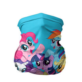 Бандана-труба 3D с принтом My Little Pony в городе Новоалтайск, 100% полиэстер, ткань с особыми свойствами — Activecool | плотность 150‒180 г/м2; хорошо тянется, но сохраняет форму | friendship is magic | mlp | my little pony | pinky pie | pony | swag | дружба | литл пони | мой маленький пони | пони | поняши | поняшки | сваг | свэг | чудо
