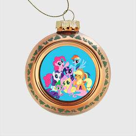 Стеклянный ёлочный шар с принтом My Little Pony в городе Новоалтайск, Стекло | Диаметр: 80 мм | friendship is magic | mlp | my little pony | pinky pie | pony | swag | дружба | литл пони | мой маленький пони | пони | поняши | поняшки | сваг | свэг | чудо