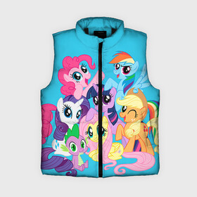 Женский жилет утепленный 3D с принтом My Little Pony в городе Новоалтайск,  |  | friendship is magic | mlp | my little pony | pinky pie | pony | swag | дружба | литл пони | мой маленький пони | пони | поняши | поняшки | сваг | свэг | чудо