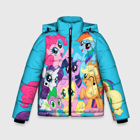 Зимняя куртка для мальчиков 3D с принтом My Little Pony в городе Новоалтайск, ткань верха — 100% полиэстер; подклад — 100% полиэстер, утеплитель — 100% полиэстер | длина ниже бедра, удлиненная спинка, воротник стойка и отстегивающийся капюшон. Есть боковые карманы с листочкой на кнопках, утяжки по низу изделия и внутренний карман на молнии. 

Предусмотрены светоотражающий принт на спинке, радужный светоотражающий элемент на пуллере молнии и на резинке для утяжки | friendship is magic | mlp | my little pony | pinky pie | pony | swag | дружба | литл пони | мой маленький пони | пони | поняши | поняшки | сваг | свэг | чудо
