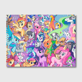 Альбом для рисования с принтом My Little Pony в городе Новоалтайск, 100% бумага
 | матовая бумага, плотность 200 мг. | friendship is magic | mlp | my little pony | pinky pie | pony | swag | дружба | литл пони | мой маленький пони | пони | поняши | поняшки | сваг | свэг | чудо