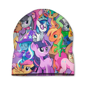 Шапка 3D с принтом My Little Pony в городе Новоалтайск, 100% полиэстер | универсальный размер, печать по всей поверхности изделия | friendship is magic | mlp | my little pony | pinky pie | pony | swag | дружба | литл пони | мой маленький пони | пони | поняши | поняшки | сваг | свэг | чудо