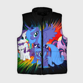 Женский жилет утепленный 3D с принтом My Little Pony в городе Новоалтайск,  |  | friendship is magic | mlp | my little pony | pinky pie | pony | swag | дружба | литл пони | мой маленький пони | пони | поняши | поняшки | сваг | свэг | чудо