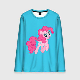Мужской лонгслив 3D с принтом My Little Pony в городе Новоалтайск, 100% полиэстер | длинные рукава, круглый вырез горловины, полуприлегающий силуэт | friendship is magic | mlp | my little pony | pinky pie | pony | swag | дружба | литл пони | мой маленький пони | пони | поняши | поняшки | сваг | свэг | чудо