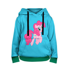 Детская толстовка 3D с принтом My Little Pony в городе Новоалтайск, 100% полиэстер | двухслойный капюшон со шнурком для регулировки, мягкие манжеты на рукавах и по низу толстовки, спереди карман-кенгуру с мягким внутренним слоем | friendship is magic | mlp | my little pony | pinky pie | pony | swag | дружба | литл пони | мой маленький пони | пони | поняши | поняшки | сваг | свэг | чудо