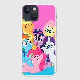 Чехол для iPhone 13 mini с принтом My Little Pony в городе Новоалтайск,  |  | friendship is magic | mlp | my little pony | pinky pie | pony | swag | дружба | литл пони | мой маленький пони | мультик | мультики | мультфильм | мультфильмы | пони | поняши | поняшки | сваг | свэг | чудо