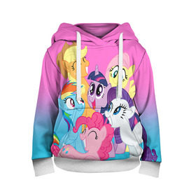 Детская толстовка 3D с принтом My Little Pony в городе Новоалтайск, 100% полиэстер | двухслойный капюшон со шнурком для регулировки, мягкие манжеты на рукавах и по низу толстовки, спереди карман-кенгуру с мягким внутренним слоем | friendship is magic | mlp | my little pony | pinky pie | pony | swag | дружба | литл пони | мой маленький пони | мультик | мультики | мультфильм | мультфильмы | пони | поняши | поняшки | сваг | свэг | чудо