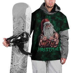Накидка на куртку 3D с принтом Metal christmas в городе Новоалтайск, 100% полиэстер |  | Тематика изображения на принте: happy new year | metal christmas | new year | santa | santa claus | дед мороз | метал | новый год | с новым годом | санта клаус