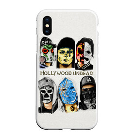 Чехол для iPhone XS Max матовый с принтом Hollywood Undead в городе Новоалтайск, Силикон | Область печати: задняя сторона чехла, без боковых панелей | хип хоп