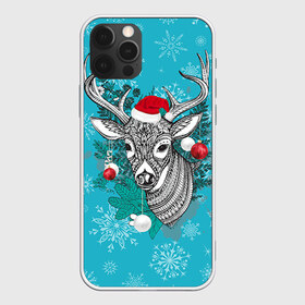 Чехол для iPhone 12 Pro Max с принтом Новогодний олень в городе Новоалтайск, Силикон |  | 2016 | christmas | deer | год | новогодний | новый | олень | рождественский | с новым годом