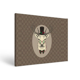 Холст прямоугольный с принтом Deer в городе Новоалтайск, 100% ПВХ |  | 2016 | christmas | deer | год | новогодний | новый | олень | рождественский | с новым годом