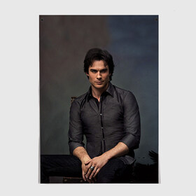 Постер Дневники вампира: в городе Новоалтайск, 100% бумага
 | бумага, плотность 150 мг. Матовая, но за счет высокого коэффициента гладкости имеет небольшой блеск и дает на свету блики, но в отличии от глянцевой бумаги не покрыта лаком | damon | elena gilbert | salvatore | вампир | вампиры | деймон | дневник | дневники вампира | дэймон сальваторе | елена | сальваторе | сериал. the vampire diaries | тв