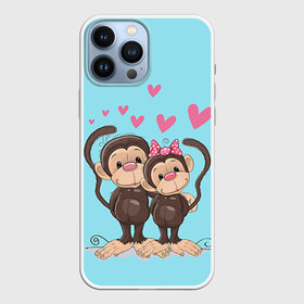 Чехол для iPhone 13 Pro Max с принтом Обезьянки в городе Новоалтайск,  |  | 2016 | год | любовь | мартышка | новый | обезьяна | с новым год