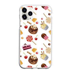 Чехол для iPhone 11 Pro Max матовый с принтом Sweet time в городе Новоалтайск, Силикон |  | candy | капкейп | милый | мороженое | пирожное | торт