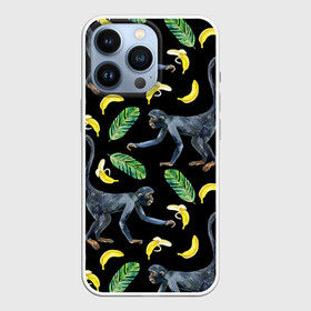 Чехол для iPhone 13 Pro с принтом Обезьянки и бананы в городе Новоалтайск,  |  | банан