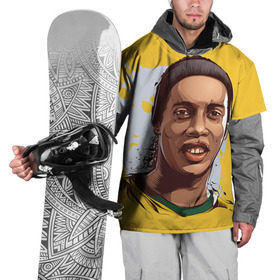 Накидка на куртку 3D с принтом Ronaldinho в городе Новоалтайск, 100% полиэстер |  | football | ronaldinho | роналдиньо | футбол | футболист