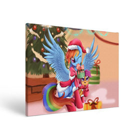 Холст прямоугольный с принтом My Little Pony в городе Новоалтайск, 100% ПВХ |  | friendship is magic | mlp | my little pony | new year | pinky pie | swag | дружба   это чудо | мой маленький пони | новый год | пони | поняши | поняшки | с новым годом | сваг | свэг
