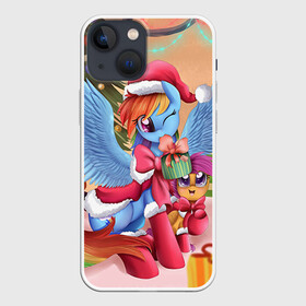 Чехол для iPhone 13 mini с принтом My Little Pony в городе Новоалтайск,  |  | friendship is magic | mlp | my little pony | new year | pinky pie | swag | дружба   это чудо | мой маленький пони | новый год | пони | поняши | поняшки | с новым годом | сваг | свэг
