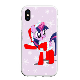 Чехол для iPhone XS Max матовый с принтом My Little Pony в городе Новоалтайск, Силикон | Область печати: задняя сторона чехла, без боковых панелей | friendship is magic | mlp | my little pony | new year | pinky pie | swag | дружба   это чудо | мой маленький пони | новый год | пони | поняши | поняшки | с новым годом | сваг | свэг